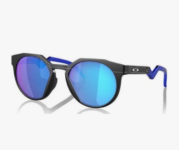 Oakley HSTN Ανδρικά Γυαλιά Ηλίου με Μαύρο Κοκκάλινο Σκελετό και Γαλάζιο Polarized Φακό OO9242-04