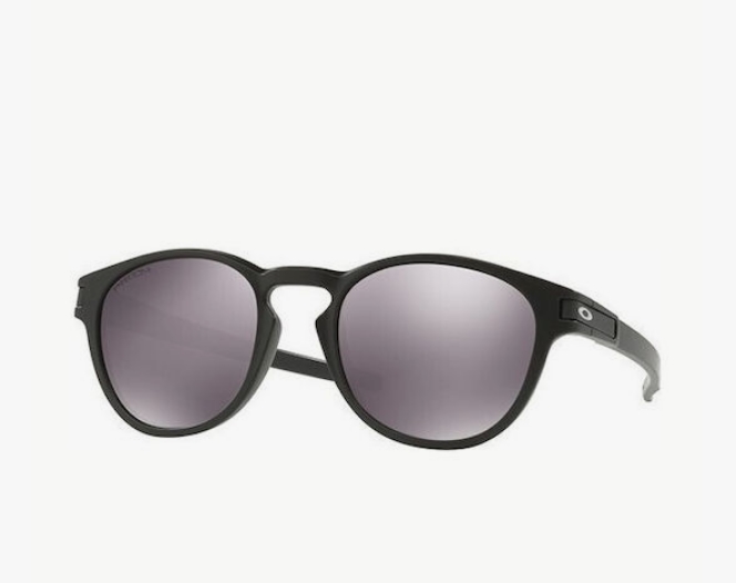 Oakley Latch Ανδρικά Γυαλιά Ηλίου με Μαύρο Κοκκάλινο Σκελετό και Μαύρο Καθρέφτη Φακό OO9265-27