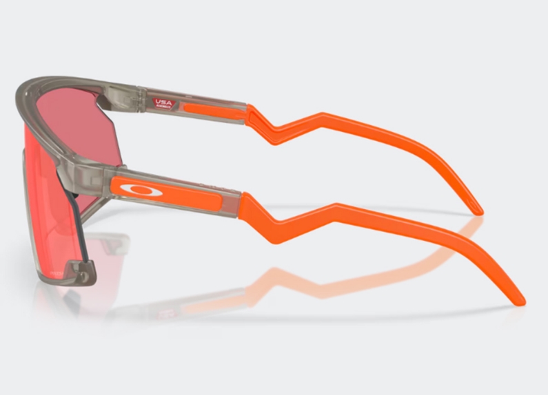 Oakley Bxtr Unisex Γυαλιά Ηλίου με Γκρι Κοκκάλινο Σκελετό και Κόκκινο Φακό OO9280-14