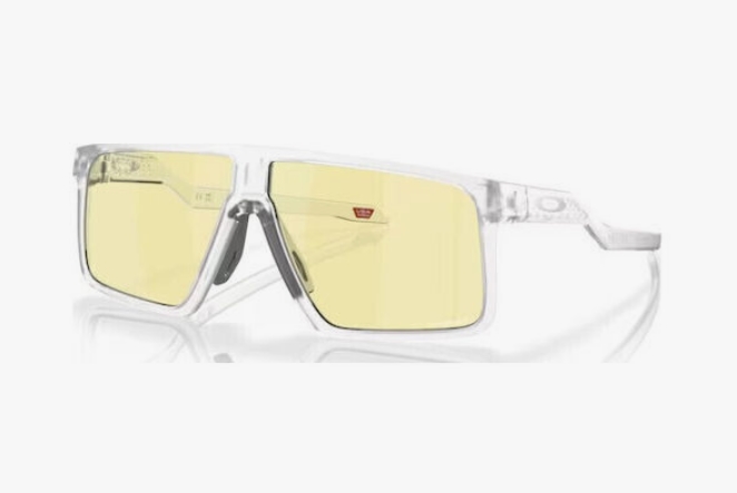 Oakley Prizm Ανδρικά Γυαλιά Ηλίου με Διάφανο Κοκκάλινο Σκελετό και Κίτρινο Φακό OO9285-04