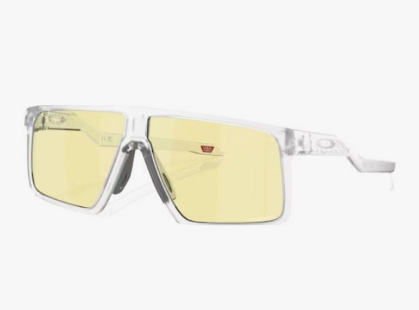 Oakley Prizm Ανδρικά Γυαλιά Ηλίου με Διάφανο Κοκκάλινο Σκελετό και Κίτρινο Φακό OO9285-04