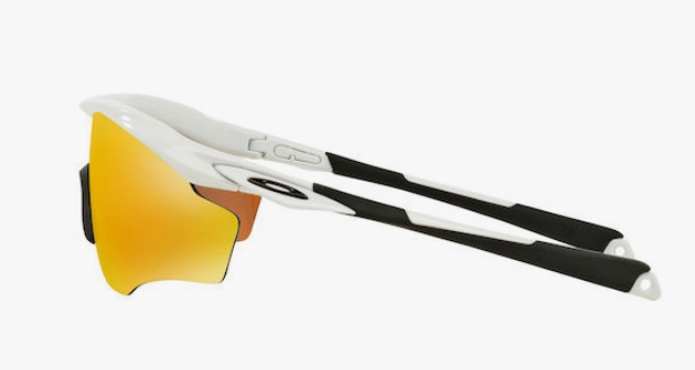 Oakley M2 Frame XL Ανδρικά Γυαλιά Ηλίου με Λευκό Κοκκάλινο Σκελετό και Πορτοκαλί Καθρέφτη Φακό OO9343-05