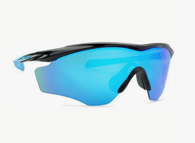 Oakley M2 Frame XL Ανδρικά Γυαλιά Ηλίου με Μαύρο - μπλέ Κοκκάλινο Σκελετό και Μπλε Φακό OO9343-21
