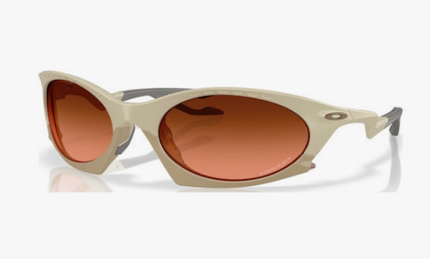 Oakley Plantaris Unisex Γυαλιά Ηλίου με Μπεζ Κοκκάλινο Σκελετό και Καφέ Φακό OO9437-02