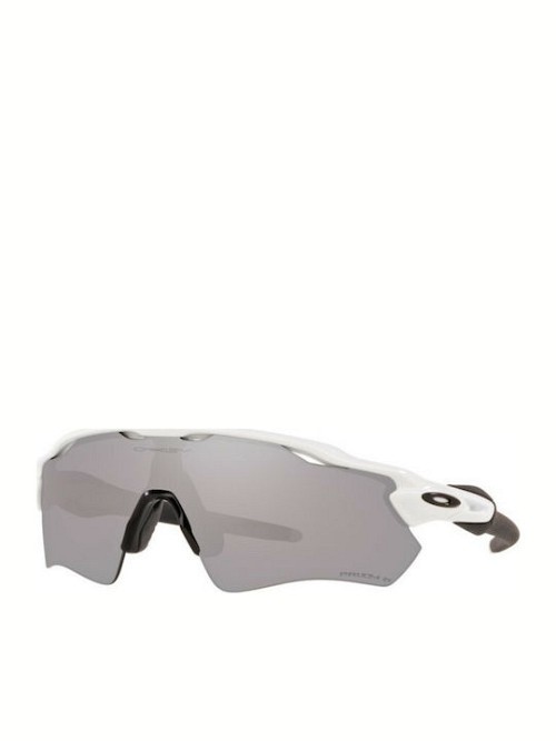 Oakley Radar Ev Path Prizm Ανδρικά Γυαλιά Ηλίου με Λευκό Κοκκάλινο Σκελετό και Γκρι Polarized Καθρέφτη Φακό OO9208-94