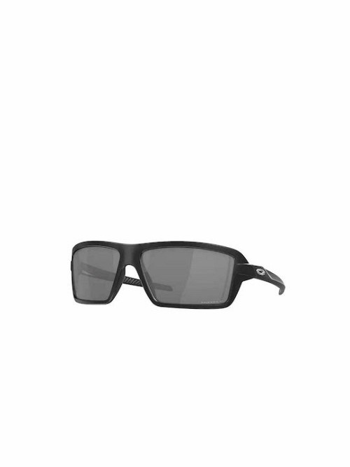 Oakley Cables Ανδρικά Γυαλιά Ηλίου με Μαύρο Κοκκάλινο Σκελετό και Μαύρο Polarized Φακό OO9129-02