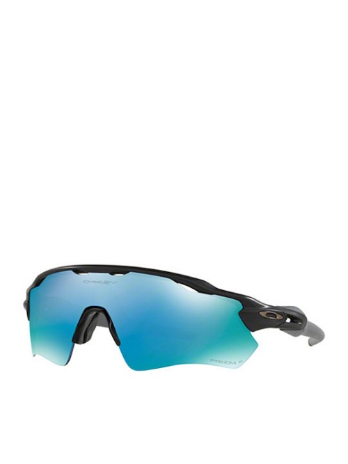 Oakley Radar EV Path Ανδρικά Γυαλιά Ηλίου με Μαύρο Κοκκάλινο Σκελετό και Μπλε Polarized Καθρέφτη Φακό OO9208-55