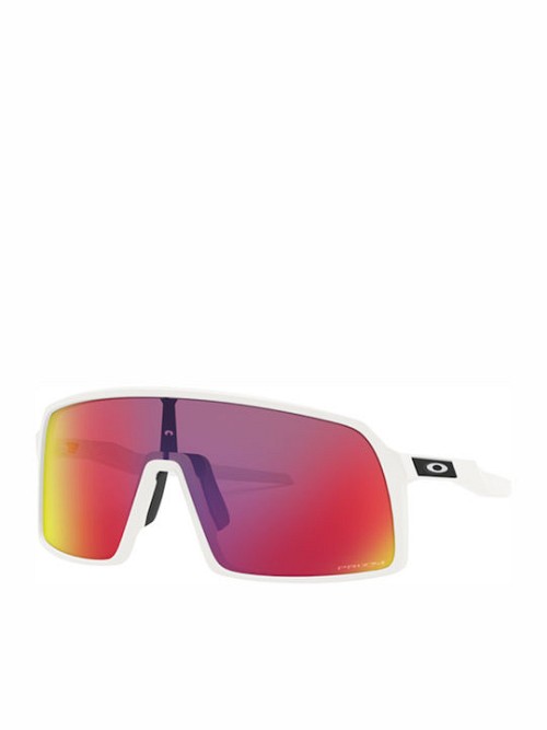 Oakley Sutro Ανδρικά Γυαλιά Ηλίου με Λευκό Κοκκάλινο Σκελετό και Κόκκινο Φακό OO9406-06